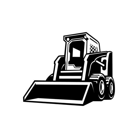 skid steer silhouette clip art